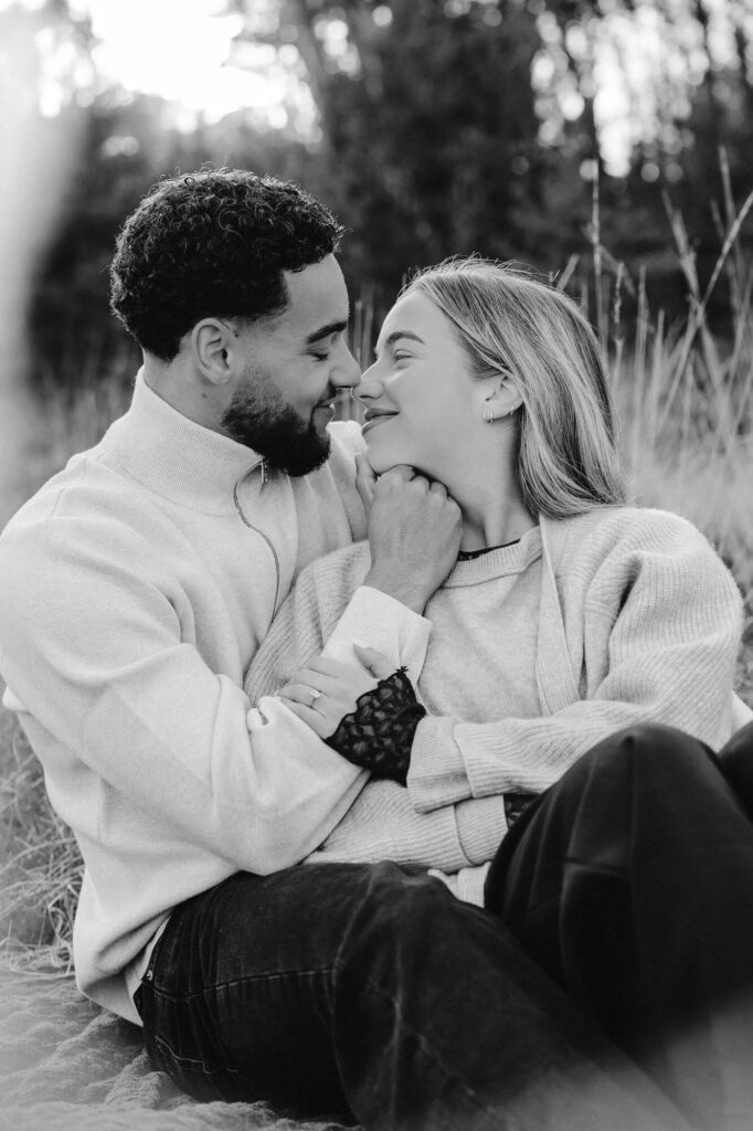 Pre wedding shoot in de natuur